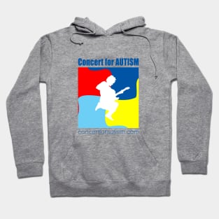 Concert for Autism main logo white Hoodie